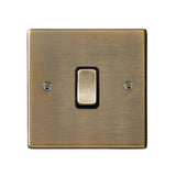 Hamilton 79R21AB-B Antique Brass 1 Gang Light Switch