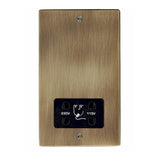 Hamilton 79SHSB Antique Brass Shaver Socket