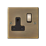 Hamilton 79SS1AB-B Antique Brass Single Socket