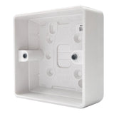 MK K2140WHI Surface Box 1 Gang 30mm