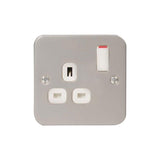 BG MC521 1 Gang 13 AMP Metal Clad Socket