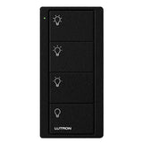 Lutron RA2 Select Wireless 4 Button Pico RF Control Scenes - Black