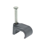 Unicrimp QFC6 Cable Clip Flat 7x14mm Grey - Box of 100