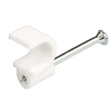 Unicrimp QRC6 Cable Clip Round 5-7mm White - Box of 100