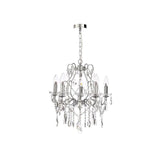 Forum Spa Pro Annalee Large 5 Light Chandelier Chrome