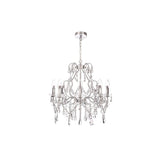 Forum Spa Pro Annalee 8 Light Chandelier Chrome