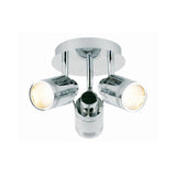 Forum Spa Scorpius 3 Light Plate Spotlight Chrome