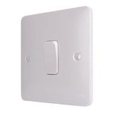 Hager Sollysta WMPS12 Light Switch 1 Gang 2 Way