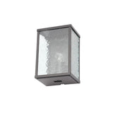 Forum Zinc Keb Wall Lantern Water Glass