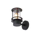 Forum Zinc Leonis Miners Style Wall Lantern Black