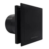 Airflow 90002186 QuietAir 4 Inch Bathroom Extractor Fan + Timer - BLACK