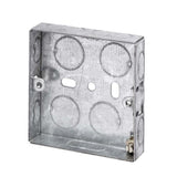 Appleby SB623 Flush 1 Gang Steel Socket Box 16mm