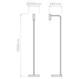 Astro 1058002 Enna Floor LED Matt White