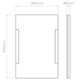 Astro 1071015 Imola 900 LED Mirror Finish