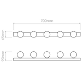 Astro 1087010 Cabaret 5 II Polished Chrome