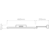 Astro 1115007 Goya 460 LED Brushed Nickel