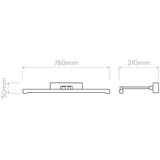 Astro 1115009 Goya 760 LED Brushed Nickel