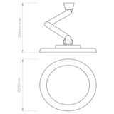 Astro 1163008 Niimi Round LED Polished Chrome