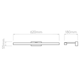 Astro 1174004 Kashima 620 LED Polished Chrome