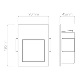 Astro 1212024 Borgo 90 LED 2700K Matt White