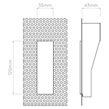 Astro 1212027 Borgo Trimless 35 LED 2700K Matt White