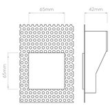 Astro 1212028 Borgo Trimless 65 LED 2700K Matt White