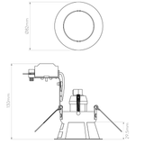 Astro 1249002 Minima Round Fixed Matt White