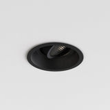 Astro 1249041 Minima Slimline Round Adjustable Fire-Rated Matt Black