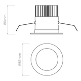 Astro 1254013 Vetro Round White