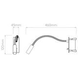 Astro 1295002 Leo Switched LED Matt Nickel