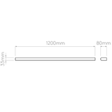 Astro 1308014 Artemis 1200 LED II Polished Chrome