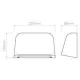 Astro 1317013 Mast Twin Matt Concrete