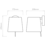 Astro 1394003 Mitsu Wall Matt Nickel