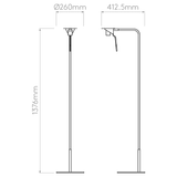 Astro 1394011 Mitsu Floor Matt Nickel