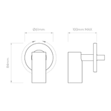 Astro 1407001 Micro Recess Unswitched Matt White