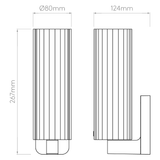 Astro 1411001 Ottavino Wall Polished Chrome