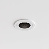 Astro 1434001 Pinhole Slimline Round Fixed Fire-Rated IP65 Matt White