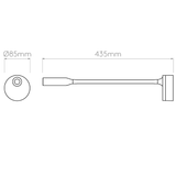 Astro 1435006 Lucca Surface Unswitched Matt Nickel