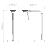 Astro 1444007 Miura Desk USB Matt Nickel