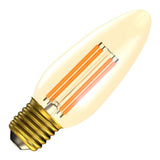 BELL 60810 3.3W LED Vintage Candle Bulb - ES, Amber, 2000K