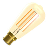 BELL 60795 3.3W LED Vintage Squirrel Cage - BC, Amber, 2000K