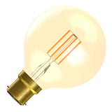 BELL 60799 3.3W LED Vintage Globe - BC, Amber, 2000K