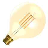 BELL 60805 3.3W LED Vintage 125mm Globe Dimmable - BC, Amber, 2000K