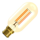 BELL 60819 3.3W LED Vintage Tubular Lamp Dimmable - BC, Amber, 2000K