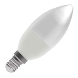 BELL 60502 2.1W LED Candle Bulb Opal - SES, 2700K