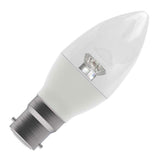 BELL 60504 2.1W LED Candle Bulb Clear - BC, 2700K