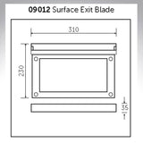 Bell Wall/Ceiling Emergency LED Exit Blade