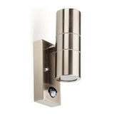 Bell 10422 Luna GU10 Stainless Steel Up/ Down PIR Wall Light