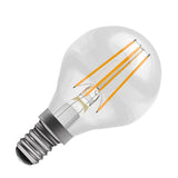 BELL 60742 3.3W LED Dimmable Filament Round Bulb- SES, Clear, 2700K