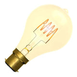 BELL 4W LED Vintage Soft Coil GLS Bulb Dimmable - BC, Amber, 2000K